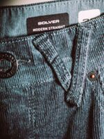 Z0ZR08319 Dark Slate Men Solver 5 Pocket Cord Pants Volcom Clothing - Image 5