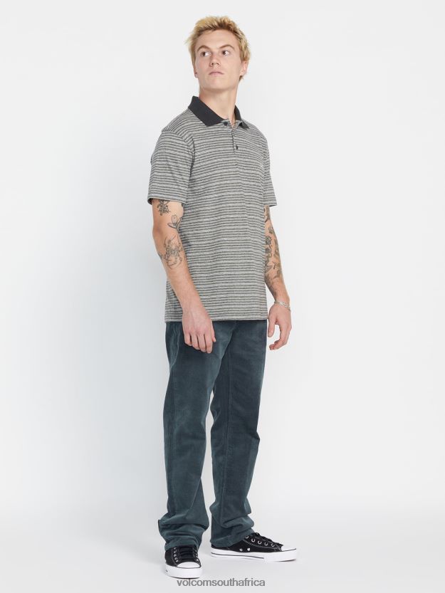 Z0ZR08319 Dark Slate Men Solver 5 Pocket Cord Pants Volcom Clothing - Image 8