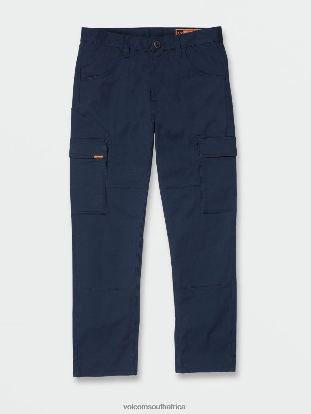 Z0ZR08323 Navy Men Workwear Meter Light Work Pants Volcom Clothing - Image 4