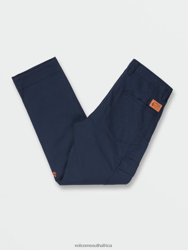 Z0ZR08323 Navy Men Workwear Meter Light Work Pants Volcom Clothing - Image 6