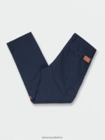 Z0ZR08323 Navy Men Workwear Meter Light Work Pants Volcom Clothing - Image 7