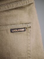 Z0ZR08324 Bison Men Solver 5 Pocket Slub Pants Volcom Clothing - Image 9