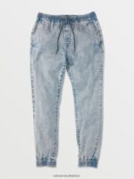Z0ZR08325 Cloud Blue Men Frickin Slim Jogger Pants Volcom Clothing