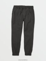 Z0ZR08328 Charcoal Heather Men Frickin Slim Jogger Pants Volcom Clothing
