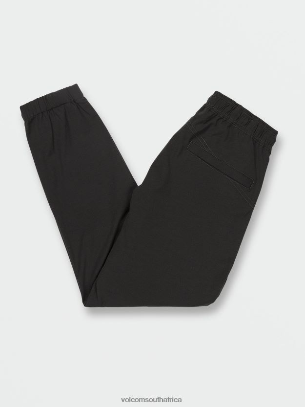 Z0ZR08329 Black Men Frickin Cross Shred Elastic Waist Joggers Volcom Clothing - Image 5