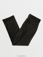 Z0ZR08330 Black Men Frickin Tech Chino Pants Volcom Clothing - Image 2