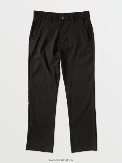 Z0ZR08330 Black Men Frickin Tech Chino Pants Volcom Clothing