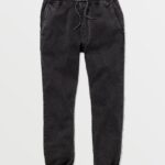 Z0ZR08332 Stealth Men Frickin Slim Jogger Pants Volcom Clothing