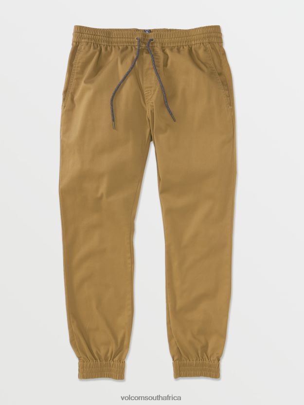z0zr08333_dark_khaki_men_frickin_slim_jogger_pants_volcom_clothing.jpg Z0ZR08333 Dark Khaki Men Frickin Slim Jogger Pants Volcom Clothing - Image 1