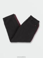 Z0ZR08335 Black Men Surf Vitals Jack Robinson Elastic Waist Pants Volcom Clothing - Image 5