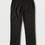 Z0ZR08336 Black Men Frickin Tech Chino Pants Volcom Clothing