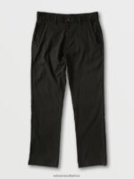 Z0ZR08336 Black Men Frickin Tech Chino Pants Volcom Clothing