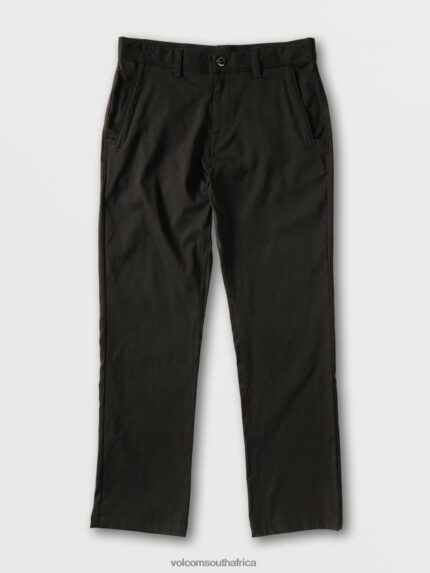 Z0ZR08336 Black Men Frickin Tech Chino Pants Volcom Clothing