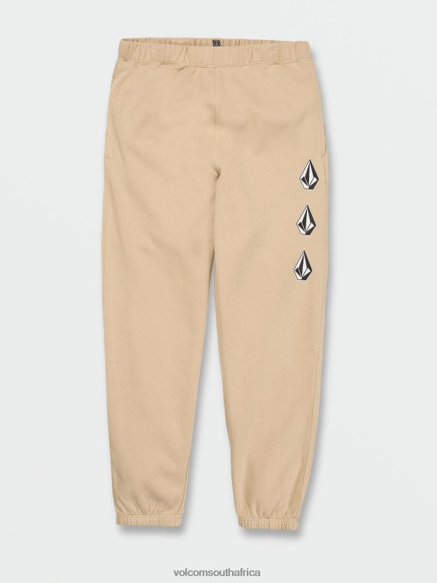 z0zr08337_almond_men_iconic_stone_fleece_elastic_waist_pants_volcom_clothing.jpg Z0ZR08337 Almond Men Iconic Stone Fleece Elastic Waist Pants Volcom Clothing - Image 1