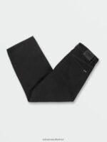 Z0ZR08338 Black Men Billow Denim Pants Volcom Clothing - Image 4