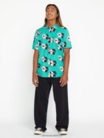 Z0ZR08338 Black Men Billow Denim Pants Volcom Clothing - Image 6
