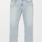 Z0ZR08340 Powder Blue Men 2X4 Denim Pants Volcom Clothing