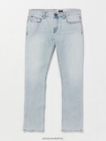 Z0ZR08340 Powder Blue Men 2X4 Denim Pants Volcom Clothing