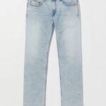 Z0ZR08341 Powder Blue Men Solver Denim Pants Volcom Clothing