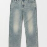 Z0ZR08343 Sure Shot Light Wash Men Nailer Denim Pants Volcom Clothing