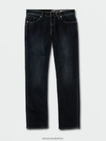 Z0ZR08344 Vintage Blue Men Solver Denim Pants Volcom Clothing