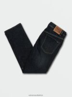 Z0ZR08344 Vintage Blue Men Solver Denim Pants Volcom Clothing - Image 3