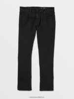 Z0ZR08345 Black Out Men Vorta Denim Pants Volcom Clothing