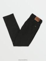 Z0ZR08345 Black Out Men Vorta Denim Pants Volcom Clothing - Image 3