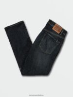 Z0ZR08346 Vintage Blue Men Vorta Denim Pants Volcom Clothing - Image 6