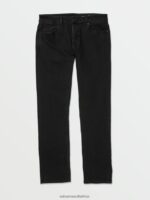 Z0ZR08349 Black Out Men Solver Denim Pants Volcom Clothing