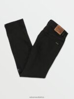 Z0ZR08349 Black Out Men Solver Denim Pants Volcom Clothing - Image 3