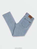 Z0ZR08351 Pale Blue Men Vorta Slim Fit Jeans Volcom Clothing - Image 2