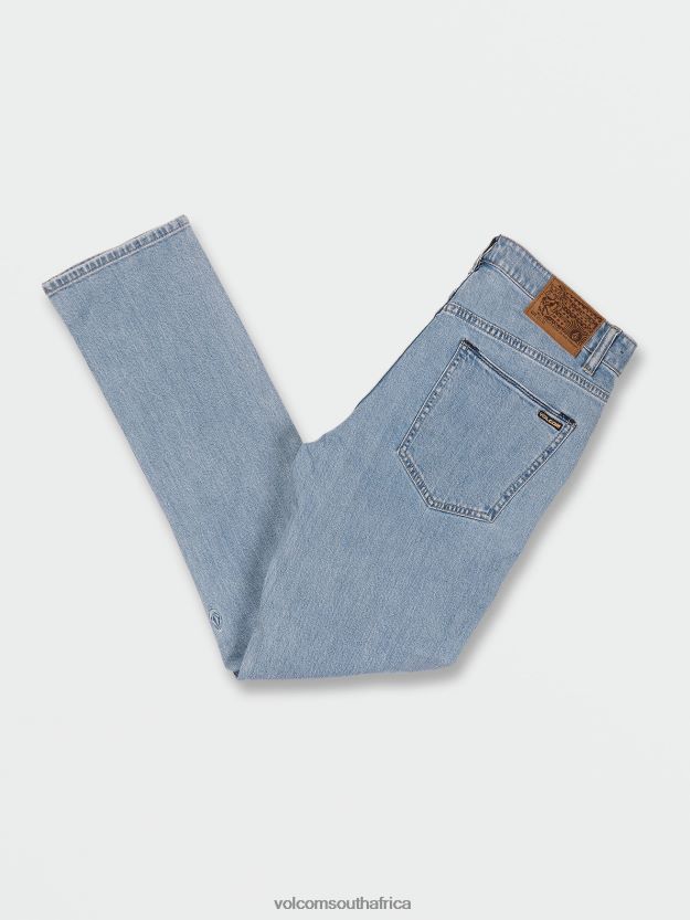 Z0ZR08351 Pale Blue Men Vorta Slim Fit Jeans Volcom Clothing - Image 3