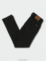 Z0ZR08352 Black Out Men 2X4 Denim Pants Volcom Clothing - Image 2