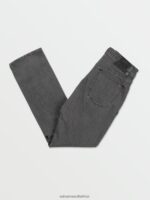 Z0ZR08354 Easy Enzyme Grey Men Vorta Denim Pants Volcom Clothing - Image 8