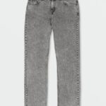 Z0ZR08357 True Vintage Black Men Solver Modern Fit Jeans Volcom Clothing