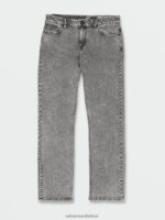 Z0ZR08357 True Vintage Black Men Solver Modern Fit Jeans Volcom Clothing