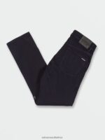 Z0ZR08359 Twilight Black Men Vorta Slim Fit Jeans Volcom Clothing - Image 3