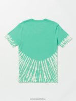 Z0ZR0835 Mediterranean Men Iconic Stone Dye Short Sleeve Tee Volcom Clothing - Image 2