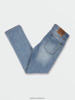 Z0ZR08360 Indigo Men 2x4 Skinny Fit Jeans Volcom Clothing - Image 3
