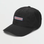Z0ZR08364 Black Men Trail Mix Adjustable Hat Volcom Accessories