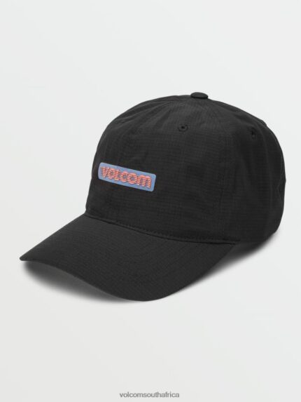 Z0ZR08364 Black Men Trail Mix Adjustable Hat Volcom Accessories