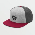 Z0ZR08365 Oxblood Men Quarter Twill Hat Volcom Accessories