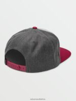 Z0ZR08365 Oxblood Men Quarter Twill Hat Volcom Accessories - Image 3