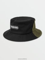 Z0ZR08366 Black Men Ninetyfive Bucket Hat Volcom Accessories