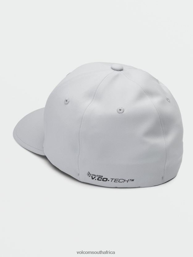 Z0ZR08368 Tower Grey Men Stone Tech Flexfit Delta Hat Volcom Accessories - Image 2