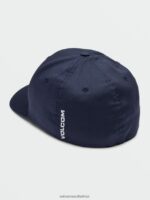 Z0ZR08369 Navy Combo Men Full Stone Flexfit Hat Volcom Accessories - Image 2