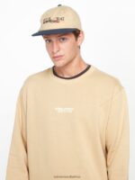 Z0ZR08379 Almond Men Alphabet Stone Hat Volcom Accessories