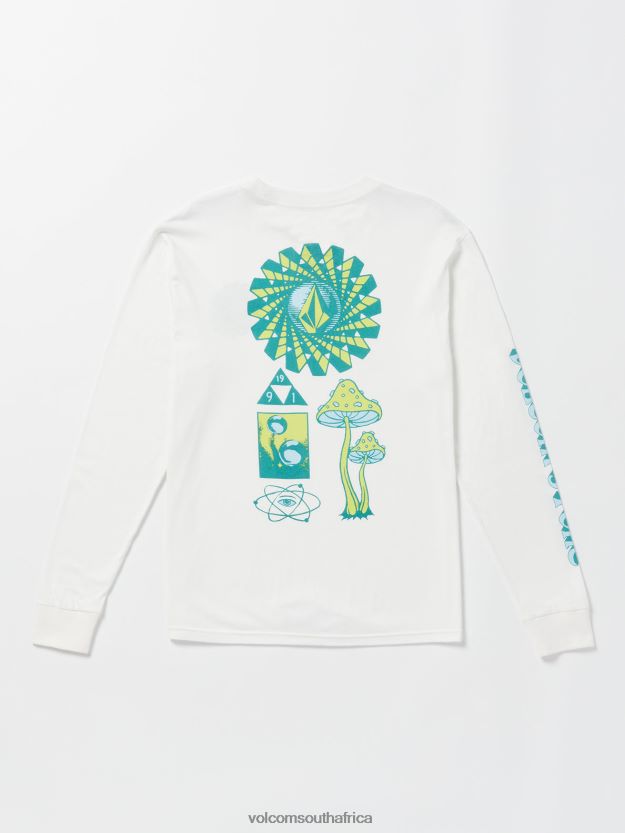 Z0ZR0837 Off White Men Farm to Yarn Molchat Long Sleeve Tee Volcom Clothing - Image 2