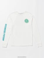 Z0ZR0837 Off White Men Farm to Yarn Molchat Long Sleeve Tee Volcom Clothing